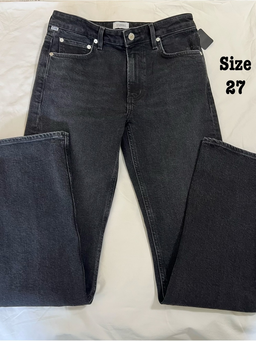Citizens of Humanity Zurie High Rise Straight Leg Jeans size 27 NWOT - Picture 2 of 7